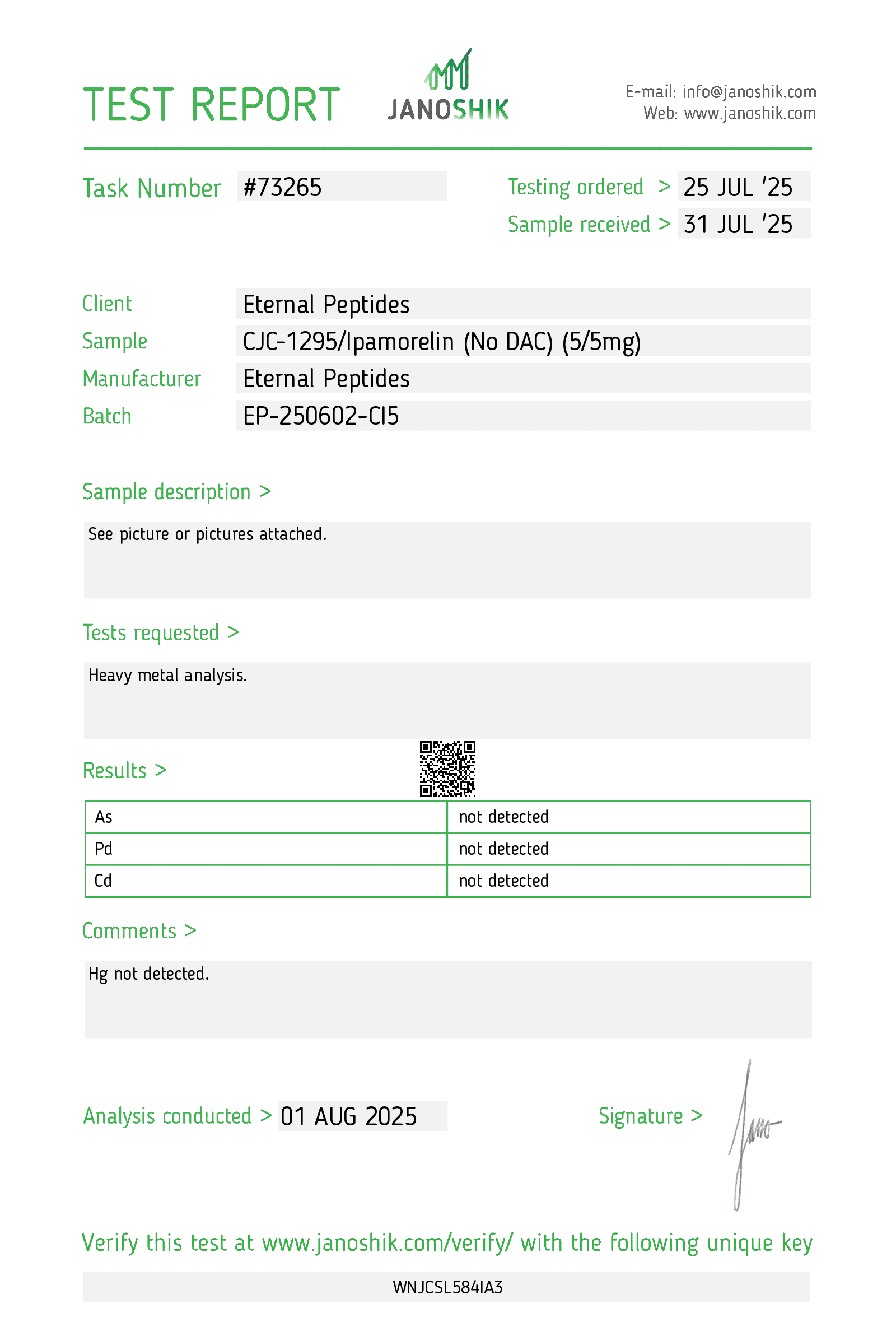 CJC 1295 + Ipamorelin (No DAC) (5mg/5mg) - Image 3