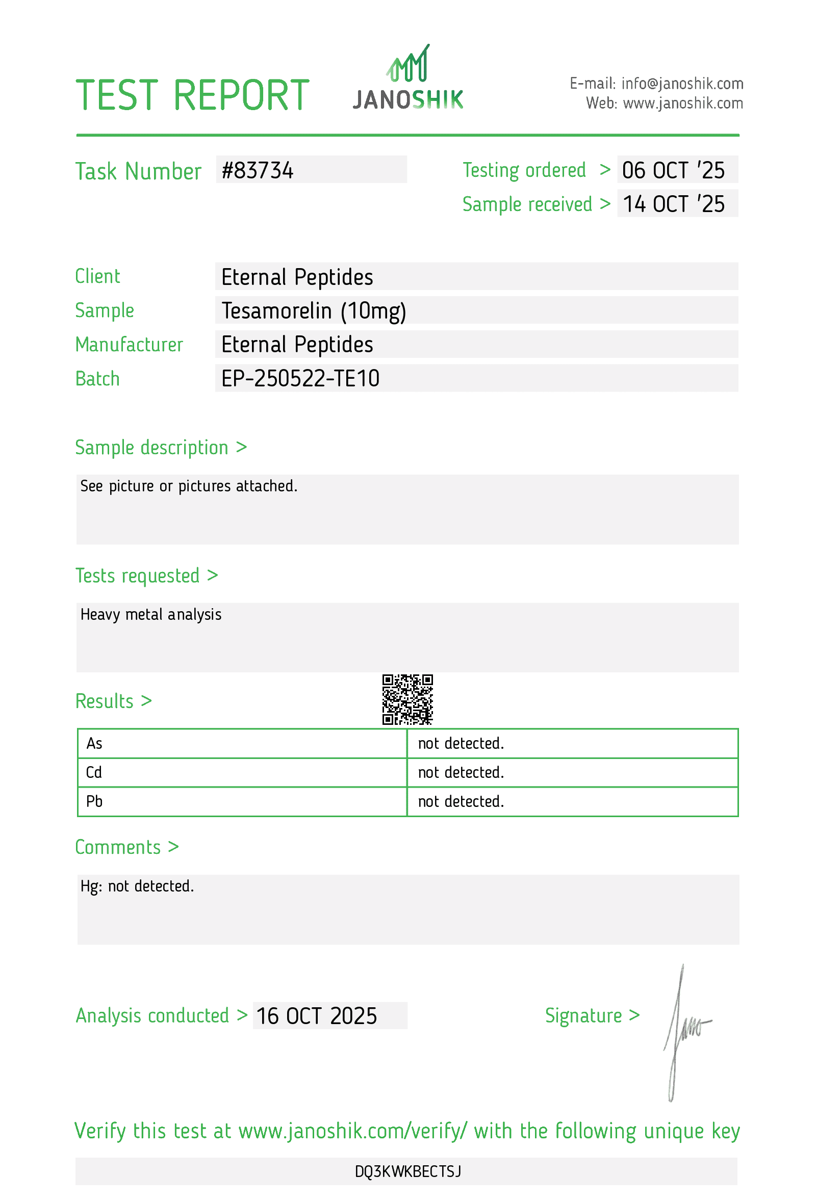 Tesamorelin (10mg) - Image 3