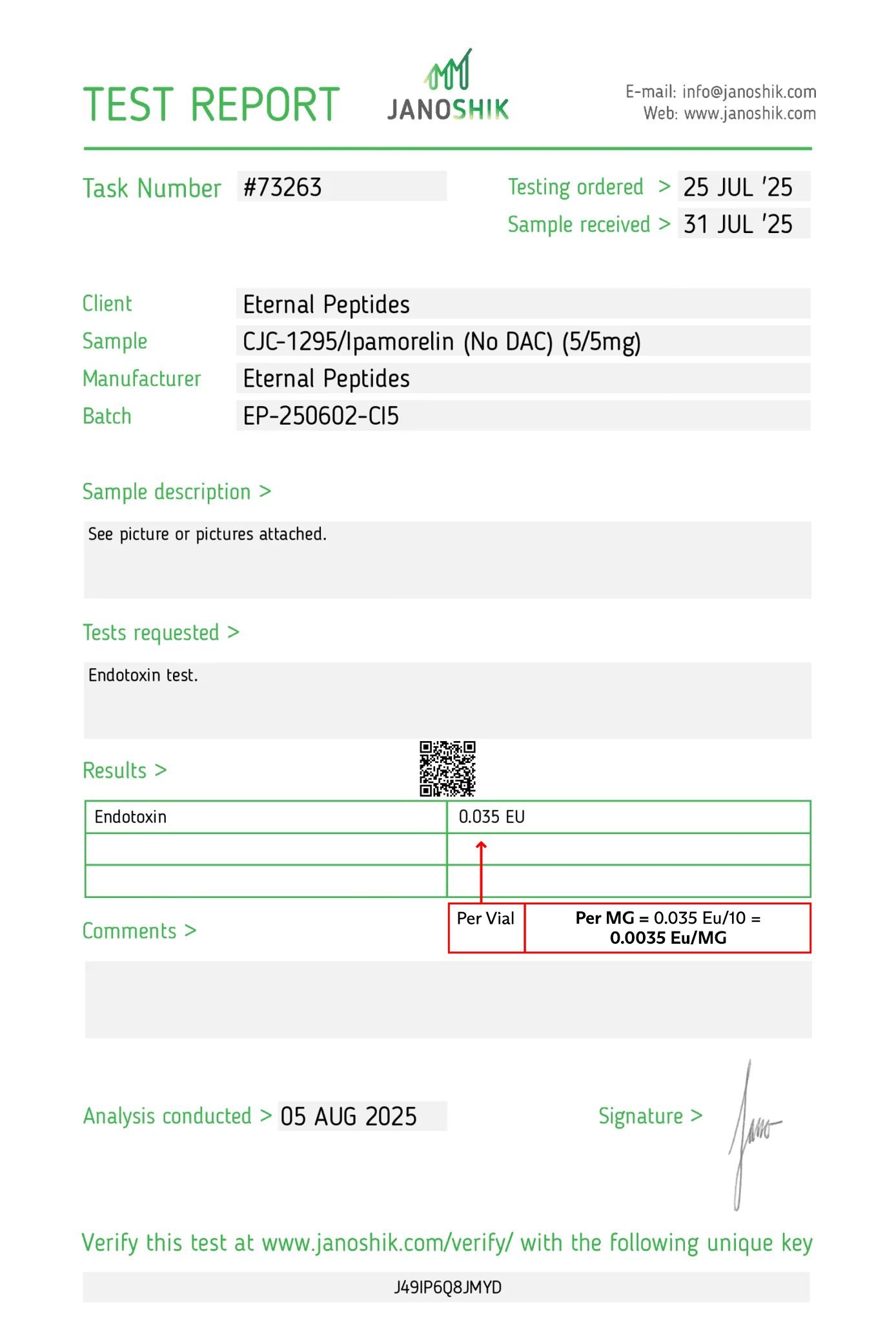 CJC 1295 + Ipamorelin (No DAC) (5mg/5mg) - Image 5